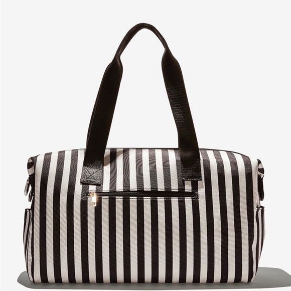 Alice + Olivia Duffle Bag In Positano Stripe ~ A+O Travel ~ Gym Tote ~ Overnight - Picture 11 of 14